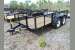 2021 TRIPLE CROWN 6X14TA UTILITY TRAILER with 2ft. mesh sides and no brak