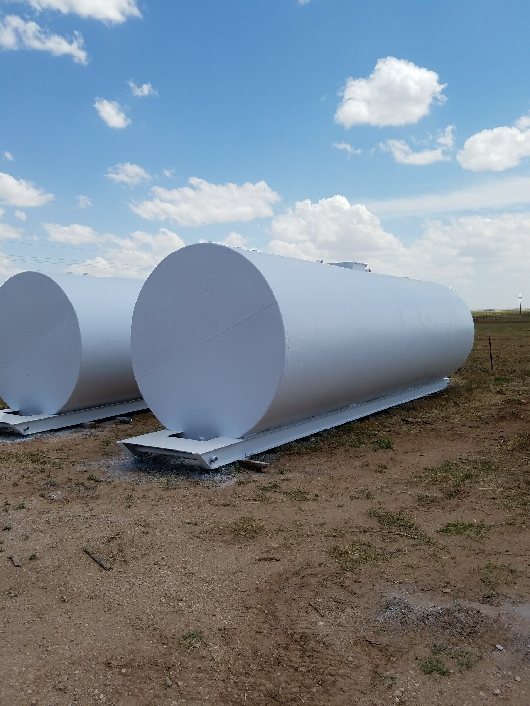 Custom Built 10,000 Gallon Single Wall Fuel Tank, Grand Prairie TX