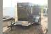 2021 PEACH CARGO 5X8SA BLACK CARGO WITH SWING DOOR