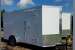 2021 PEACH CARGO 6X10SA WHITE CARGO WITH SIDE DOOR AND RAMP