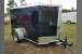 2022 PEACH CARGO 5X8SA BLACK CARGO WITH RAMP DOOR