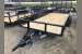 2021 Delco Trailers | 77x16 | Pipetop Utility | 2-3.5k Axles | Black | Gate