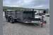 2022 Diamond C 7x12 Powder Coated Dump Trailer w/Tarp System!