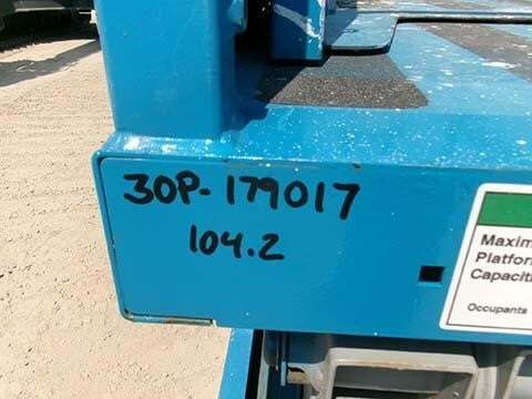 2018 Genie GS-1930