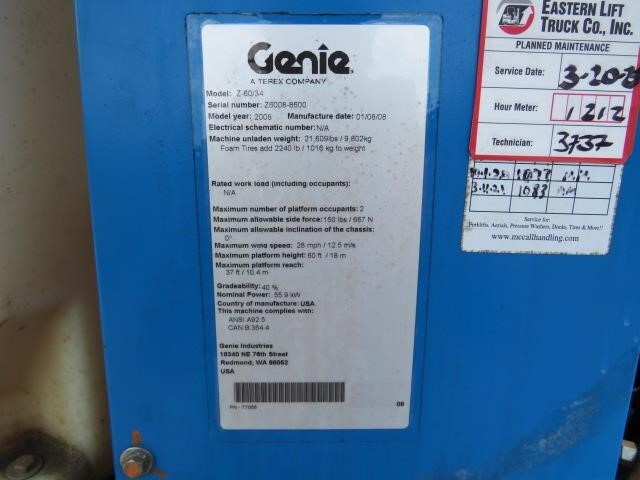 2008 Genie Z-60/34