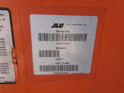 2020 JLG 600AJ Picture 24 2020 JLG 600AJ-24