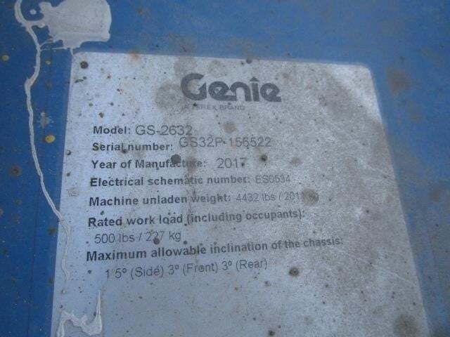 2017 Genie GS-2632 Picture 13 2017 Genie GS-2632-13