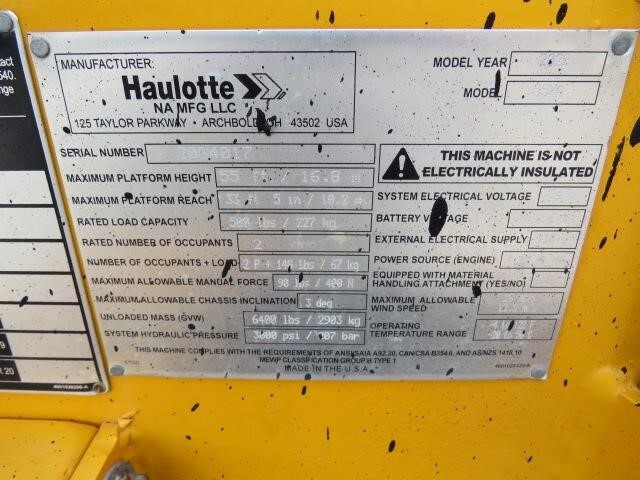 2020 Haulotte 55XA-23