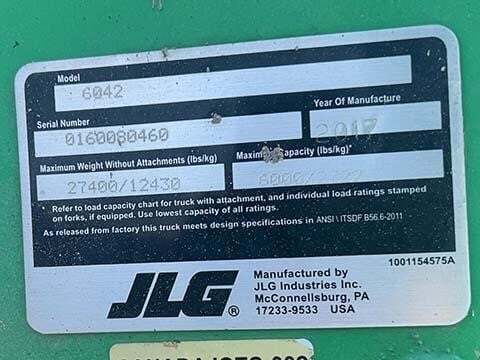 2017 SkyTrak 6042-33