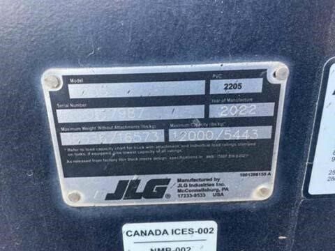 2022 JLG 1255-22