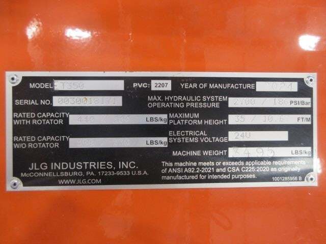 2026 JLG ET350-27
