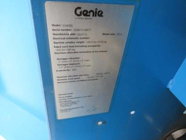 2013 Genie GS-4390 RT-17