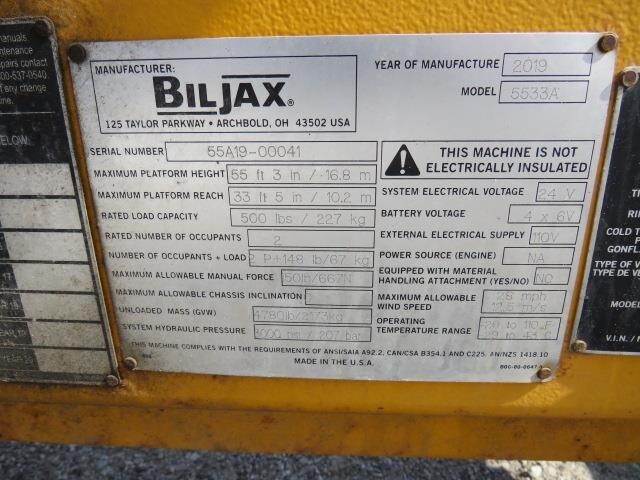 2019 Haulotte 5533A-20