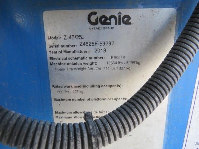 2018 Genie Z-45/25J RT-18